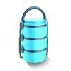 Jayco Office Lunch Box for Men & Women | Steel Lunch Box for Office | Home Meal Jr Hot Lunch Pack | Tiffin Box for Office | Food Grade Material | Made in India | Blue view 1