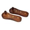 Real Seed Wooden God Khadau, Khadau for Puja, God Footwear for Worship (Size - 10 x 5 CMS) view 1