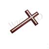 WIGANO Wooden Wall Hanging Christ Cross for Home, Church and Chapel Decoration (12"X6.5" inch, Brown) view 4