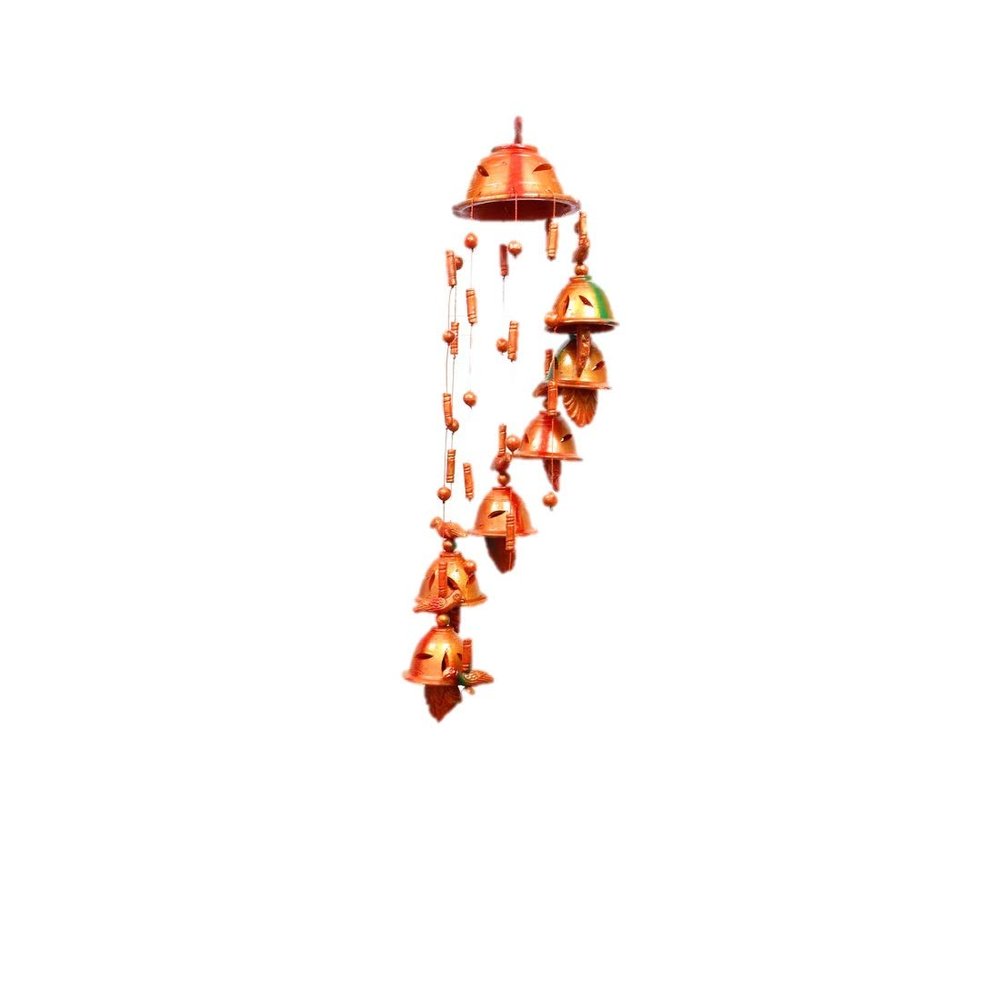 The Himalaya Craft Wind Chime Good Luck Chime(Pieces of 6 Bells Wind Chime)