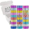DIY Crafts Washi Tape Set of All Girls Favorite Creative Multi-Purpose Masking Tape Great for Arts Crafts DIY (Pack Of 30 Pcs, Design No # 4) view 2