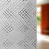CVANU Privacy Window Film Zig Zag Frosting Film Window Sticker Frosted Vinyl Sheets for Front Door/Bathroom/Sidelight/Small Windows, 12''x84'' view 2