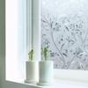 CVANU Privacy Window Film Bamboo Frosting Film Window Sticker Frosted Vinyl Sheets for Front Door/Bathroom/Sidelight/Small Windows, 24''x48'' view 1