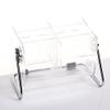 MOHAK 6-Slot Clear Acrylic Home Desk Tv Air-Conditioner Remote Control Storage Holder Organizer Stand view 2