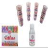 Atlas Colours Tie and Dye 12 Colour, 1 Fixer, 2 Threads Kit (Standard, Multicolour) -Set of 15 Pieces view 1