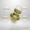 Salvus APP SOLUTIONS Brass Lota Kamandal (Gold_5 x 7.6 cm) view 4