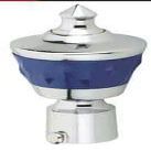 WIN Zinc Metal Curtain Brackets, (Colour: Blue), (Set of 1), W-201
