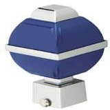 WIN Zinc Metal Curtain Brackets, (Colour: Blue), (Set of 1), W-202