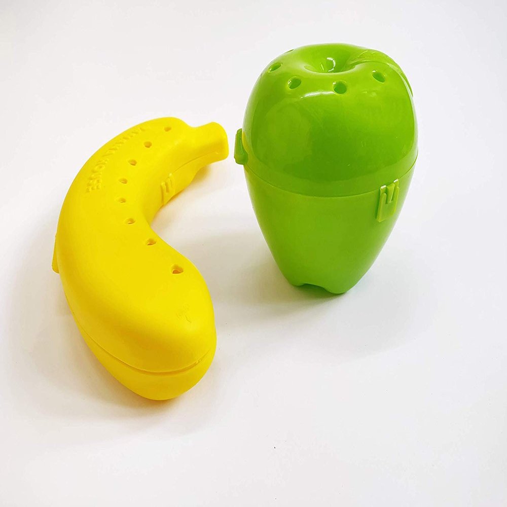 Hn'k Apple and Banana Fruit Storage Holder/Cover/Box Set