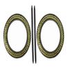 SIMPI HOME DECOR Wood Classic Curtain Tieback, 7 Feet, Golden - Pack of 2 view 2