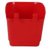 CAPPL UV Stabilized Wall Hanging Planter - Vertical Garden (5 Inch, Pack of 8, Red) Use For wall, apartments, condos, patios, courtyards & balconies view 4