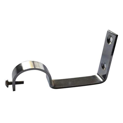 Jay Balaji Aluminium Curtain Heavy Support (40GM) CP Finish - Pack of 6