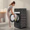 Stylista Washing Machine Cover Compatible for LG 6 kg FH0H3NDNL02 Front Load Floral Printed Pattern view 3