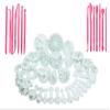 SYGA 33 Pieces Flower Fondant Cake Sugarcraft Decorating Kit Cookie Mould with 14 Fondant Sticks view 1
