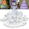 SYGA 33 Pieces Flower Fondant Cake Sugarcraft Decorating Kit Cookie Mould with 14 Fondant Sticks view 3