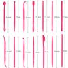 SYGA 33 Pieces Flower Fondant Cake Sugarcraft Decorating Kit Cookie Mould with 14 Fondant Sticks view 4