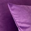 Khooti Velvet Cushion Cover, 12x12 | Purple | Pack of 2 | Solid Plain Soft & Smooth, Decorative Cushion Covers for Living Room, Bedroom, Couches, Chairs, Sofas, Beds & Home Decor view 2