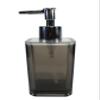 KLEO Soap Dispenser - Made of Acrylic Polymer Soap Dispenser - Luxury Bathroom Accessories Bath Set | Bathroom Accessories | Bath Set | Hand Wash | Liquid Soap Dispenser | Lotion Dispenser (Grey) view 1