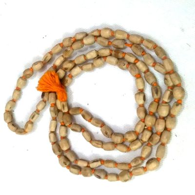 Multicolour Tulsi Bead 108 Plus 1 Beads Wooden Handmade Mala for Pooja, Wearing and Jap and Men and Women