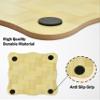 Yellow Weaves 6 Pieces Bamboo Wood Coasters or Heat Insulation Pad/Table Mats Placemats for Big Pans Pots- (15 X 15 Cms) view 3