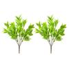 DecoreBugs' Pair of Artificial Plant Bunches (Set of 2) Latex Plant -Without Pot(Height 30 cms / 12 inchs) view 3