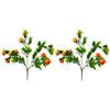 DecoreBugs' Pair of Artificial Plant Bunches (Set of 2) Fruit Bunch Plant -Without Pot (Height 30 cms / 12 inchs) view 3