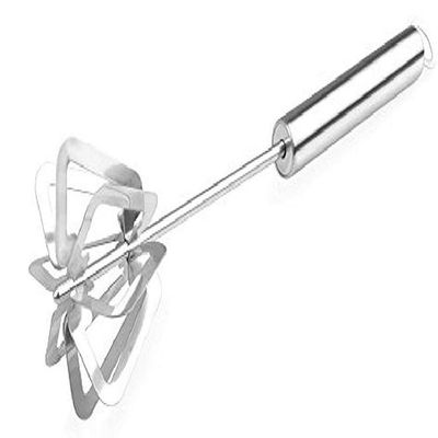 kytaste New Hor Home Kitchen Tools Semi-Automatic Eggbeater Manual Self Turning Stainless Steel Whisk Hand Mixer Blender Egg Tools