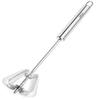 kytaste New Hor Home Kitchen Tools Semi-Automatic Eggbeater Manual Self Turning Stainless Steel Whisk Hand Mixer Blender Egg Tools view 3