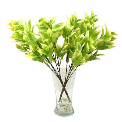 DecoreBugs Pair of Latex Artificial Plant Bunches Without Pot (Multicolour, Height 30 cms / 12 Inches) - Set of 2