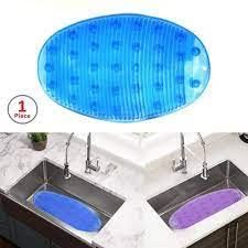 FineX Sink PVC Mat- Protection Place mat for Sink with Vacuum Suction Base and Anti Slip mat