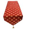 VIREO- Dopian Silk Jacquard Table Runner 12" X 70" 1 Pc (Red) view 2