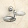 USF Premium Double Soap Dish for Bathroom, 304 Grade Stainless Steel Soap Holder for Wash & Shower Area, Wall Mounted & Quick Drainage System, Chrome Finish, 25 Years Warranty, Pack of 1  Torin view 2