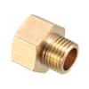 uxcell Brass Pipe Fitting, Adapter, 1/4 PT Male x 3/8 PT Female Coupling 3pcs view 4