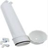 OPZET INDIA RO Membrane Housing for Most of The Water Filters with 3 Pieces Elbow Connector Within, White view 2