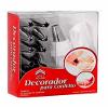 Evaluemart 12 Piece Cake Decorating Set Frosting Icing Piping Bag Tips with Steel Nozzles. Reusable & Washable view 1