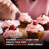 Evaluemart 12 Piece Cake Decorating Set Frosting Icing Piping Bag Tips with Steel Nozzles. Reusable & Washable view 3