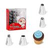 Evaluemart 12 Piece Cake Decorating Set Frosting Icing Piping Bag Tips with Steel Nozzles. Reusable & Washable view 4
