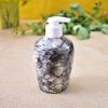 KunhaR Ceramic Liquid Soap Dispenser  Refillable Bathroom & Kitchen Lotion Pump | Stylish Countertop Dispenser for Soap, Shampoo, Gel Dispenser, Black Luster view 2