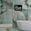 SIGN EVER Please Flush After Each Use Sign Sticker Bathroom Toilet Signage Hotel Business (8w X 6h inch) view 2