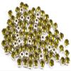 The Design Cart Yellow Round Glass Stones with Hook (38 ss / 8 mm) (1 Gross) - for Jewellery Making, Embroidery, Apparels, Beading, Art and Craft view 1