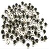 The Design Cart Gray Round Glass Stones with Hook (38 ss / 8 mm) (1 Gross) - for Jewellery Making, Embroidery, Apparels, Beading, Art and Craft view 1