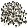 The Design Cart Gray Round Glass Stones with Hook (38 ss / 8 mm) (1 Gross) - for Jewellery Making, Embroidery, Apparels, Beading, Art and Craft view 2
