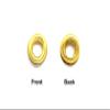 Nimida Multipurpose Male Female Eyelet Grommet of Brass for Leather, Fabric & Craft | Colour  Golden | Medium Size | 100 Pairs view 2