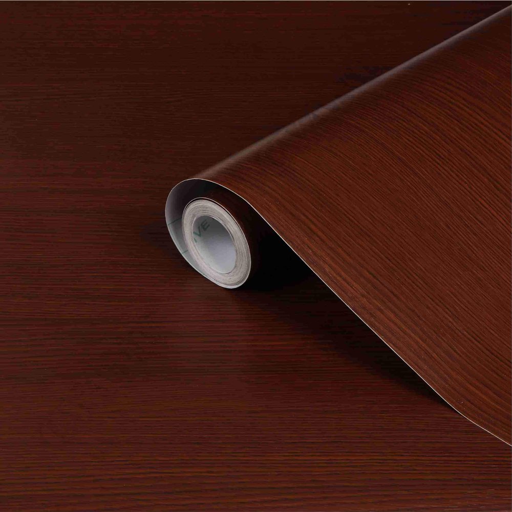KREEPO Self Adhesive Wood Vinyl Wallpaper Waterproof Old Furniture Vinyl Stickers Wooden Door Wardrobe Desktop PVC Wall Papers CV-123 24''x75''inch
