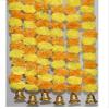 SPHINX Fluffy Marigold Artificial Garland with Golden Bells Approx. 2.5 ft Toran for Diwali,Ganesh Chaturthi, Teej,Home Decor,Door,Backdrop,Wall,Wedding 15 Flowers per String-Yellow & Light Orange, 6 view 1