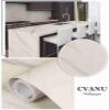 KREEPO White Granite Look Marble Gloss Film Vinyl Self Adhesive Counter Top Peel and Stick Door Wardrobe Desktop PVC Wall Papers Wall Decal (CV)384 12''x200''inch view 4