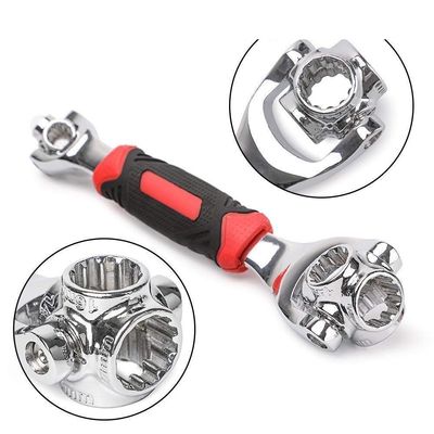 Mobhada 48 In 1 Multi-Socket Professional Fixed Square Wrench With 360 Rotating Heads For Auto, Home, Outdoor And More.