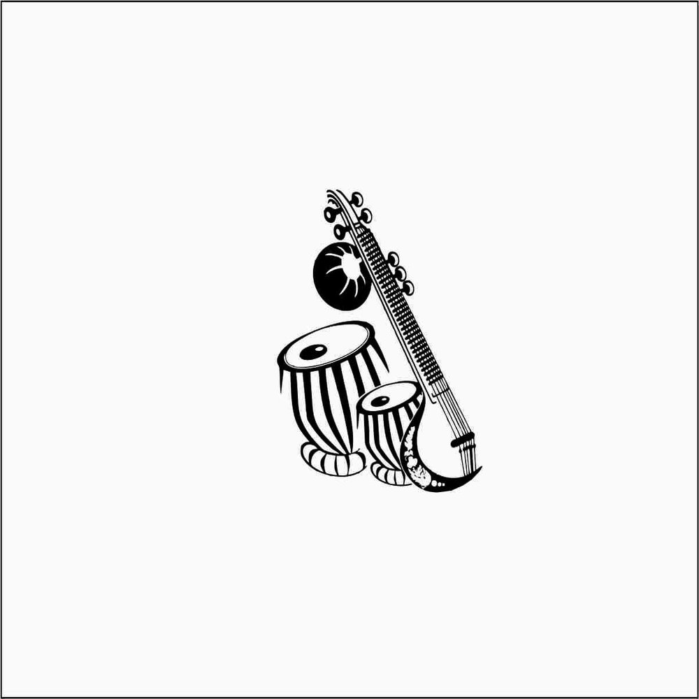 Sticker Hub Musical Instrument Wall Decal Wall Sticker BS497