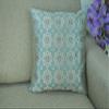 VIREO Art Silk Cushion Cover with Zipper (Multicolour, 12X12-inch) Set of 5 view 4