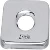 ESTYLO BRAND - Stainless Steel Bend Shower With Wall Flange - Ultra Thin 6"x 6" Inches Bend Shower With Sillicon Nozzle - Chrome Finished Item (SANDWICH COLLECTION) Cat No-3532 view 4